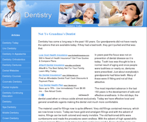 discountdentalplanrates.com: Dentistry Today | Modern Dentistry
Not Yo Grandma's Dentist.