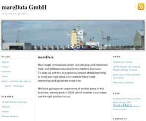 gate4c.com: mareData GmbH - maritime data products satellite communication
mareData maritime IT marine IT satellite communication