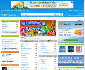 ... games, poker and casino games, pop culture games and more. MSN Games