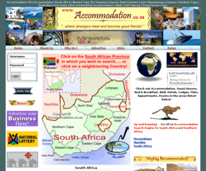 ecoreserves.com: South Africa Accommodation / SA Accommodation Guide/ South African Accommodation Directory/ SA Guide
Accommodation SA |Accommodation in South Africa | SA Accommodation directory where you decide where to stay at great SA Venues, Southern African Venues