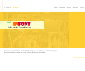 infont.nl: Specialisatie
www.infont.nl - F&G informatie ontwikkeling: Full service (CMS) Content Developers and publishers.