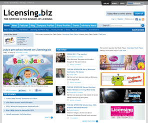 licensing.biz: Licensing Industry News and Analysis | Licensing.biz
Licensing.biz is a monthly trade magazine supplying breaking news, opinion and the latest jobs to the licensing community across Europe
