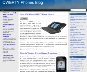 qwertyphonesblog.com: QWERTY Phones Blog
The latest QWERTY phones news, with the latest models that are announced and phone reviews.