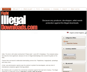 fightillegaldownloads.com: FightillegalDownloads.com : A  new solution to protect your products.
Joomla! - le portail dynamique et système de gestion de contenu