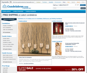 greatcandelabras.com: Candelabras & Candle Sconces at Candelabras
Shop our quality candelabra selection and save up to 30% or more! Buy online and get fast shipping on all wall sconces & wedding candelabras at Candelabras.com.