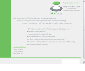 rapidpo.com: 3PMO
PMO, project portfolio optimisation, P3O, project management office, programme management