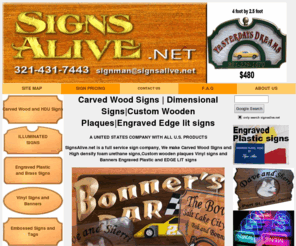 signsalive.net: CARVED WOOD SIGNS | Custom Wooden signs| Edge-Lit | Engraved | Business| Residential signs
Custom carved wooden and HDU signs and engraved edgelit plastic signs