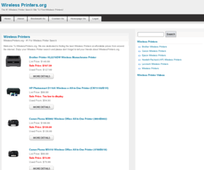 wirelessprinters.org: Wireless Printers | Wireless Printing | Wifi Printers
Wireless Printers Is A New Search Site To Find Wireless Printers, Wifi Printers, Wireless Printing And More