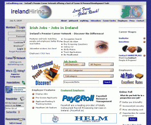 irelandhiring.com: Irish Jobs in Ireland irelandHiring.com. Recruitment for Graduates, Professionals, Executives
irelandHiring.com. Ireland's premier online career development portal offering jobs in Ireland in every category.