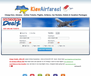 kievairfares.com: Kiev Airfares (KBP)
Cheap Airfare to Kiev, Ukraine. Find cheap Kiev airline tickets, last minute flights & discount airfare deals to Kiev (KBP) with Kiev Airfares.  