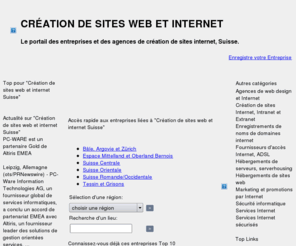 network-operations.org: Création de sites web et internet
siteinternet.org - Site web - Le portail des entreprises et des agences de création de sites internet, Suisse.
      
       - 