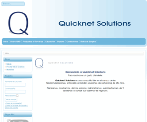 qnsoluciones.com: Quicknet Solutions
Quicknet Solutions - Empresa de Telecomunicaciones