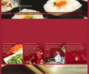 sushi-express.de: Sushi München Heimservice Sushiexpress Lieferservice Express
Sushi Express der Sushi - Heimservice für München Lieferservice Delivery Homeservice Sushiexpress