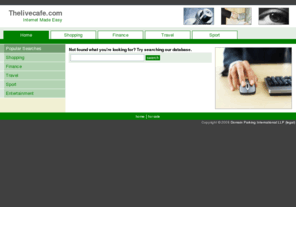 thelivecafe.com: DomainParking.co.uk - index.php
Our Domain Parking service is one of Industry Leaders in Domain Name Monetization. We offer high payouts, fantastic domain parking templates, Easy to Use Domain Tools and more.