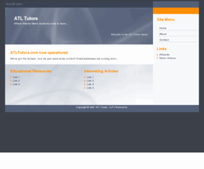 atltutors.com: ATL Tutors
ATL Tutors Home