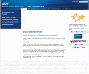 choixconcurrentiels.com: Choix concurrentiels 2010
Choix concurrentiels, Guide de KPMG sur les coÃ»ts des entreprises Ã  l'Ã©chelle internationale. Page d'accueil.