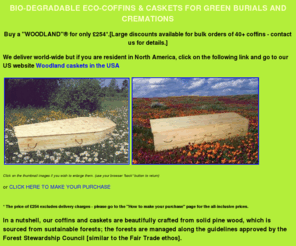 eco-coffins.com: GREEN-BURIAL ECO-COFFINS & ECO-CASKETS IN SOLID PINE
Our simple eco-friendly coffin is crafted from solid pine, which is sourced from Forest Stewardship Council certified forests.