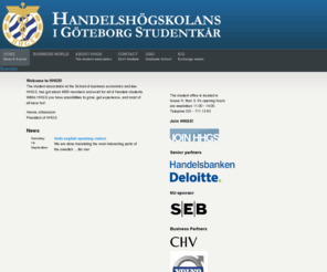 hhgs.se: Handelshögskolans i Göteborg Studentkår
