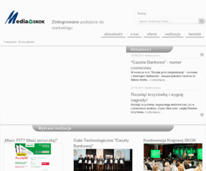 mediaskok.pl: MediaSKOK - Zintegrowane podejście do marketingu
Mediaskok - MediaSKOK
