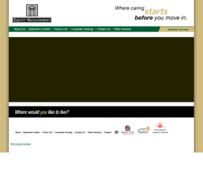 parkwaylifestyle.com: Equity Management, Inc.
Equity Management offers professional management services for residential and commercial properties. We deliver outstanding conventional, tax credit, and HUD-insured expertise and experience.