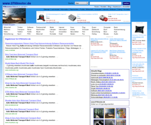 0700motor.de: 0700motor.de - Informationen zum Thema 0700-Motor news. - Diese Website steht zum Verkauf!
Artikel von A-Z günstig erwerben