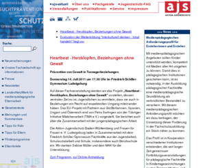 ajs-bw.de: Aktion Jugendschutz Baden-Württemberg - ajs-aktuell
Auf diesen Seiten finden Sie Informationen zum Thema Jugendschutz.