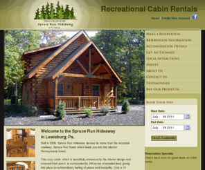 Cabin Vacation Com Country Cabin Rentals T T Realty