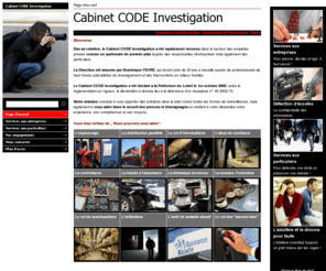 code-investigation.com: Cabinet CODE Investigation
Détective Privé