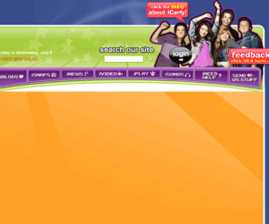 splashface.com: iCarly.com
iCarly.com has GAMES, VIDEOS, BLOGS, and PHOTOS of Carly, Sam, Freddie, Gibby, Spencer and MORE! What are you waiting for? Head over there NOW!