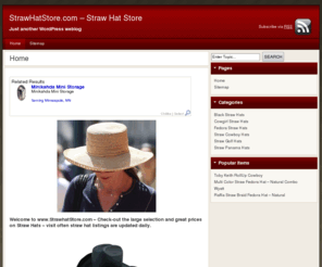 strawhatstore.com: StrawHatStore.com – Straw Hats - Straw Hat
Welcome to StrawHatStore.com – Large selection and great prices on Straw Hats