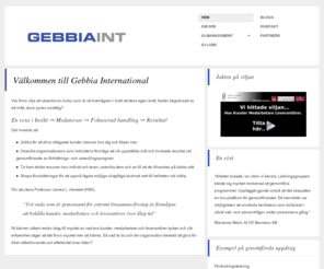 gebbia.biz: Gebbia International
