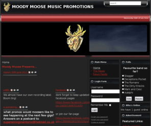 moodymoose.com: Moody Moose Presents...
Joomla! - the dynamic portal engine and content management system