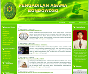 pabondowoso.com: PENGADILAN AGAMA BONDOWOSO
PENGADILAN AGAMA BONDOWOSO