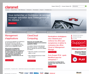 clara-net.net: Claranet France | Fournisseur de services managés
Claranet est un fournisseur de services managés spécialisé dans l’infogérance d’applications Internet et dans les solutions réseaux pour entreprises.