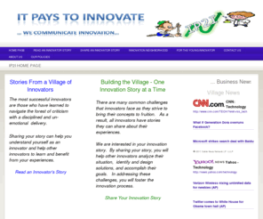 itpaystoinnovate.com: We Communicate Innovation
It Pays To Innovate,www.itpaystoinnovate.com,we communicate innovation,