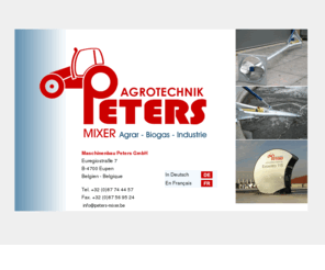 peters-biogas.com: Peters Maschinenbau - Mixer und Biogasanlagen
Peters Maschinenbau - Mixer Biogas