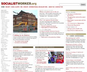 socialistworker.org: SocialistWorker.org
Daily news and opinion site based in the U.S., with reports from struggles around the world and left-wing analysis of political events.