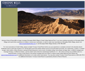 stovepipewells.com: Stovepipe Wells, Death Valley
Stovepipe Wells, Death Valley