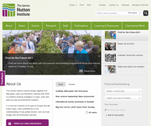 hutton.ac.uk: The James Hutton Institute | Science connecting land and people
The James Hutton Institute was formed to create a world leading research institute for land, crops, water and the environment.