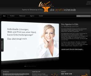 profil-schmiede.com: Agentur für Webdesign & Print - die profilschmiede - Köln
die profilschmiede, Agentur für Webdesign & Print aus Köln, präsentiert ihr Full-Service-Angebot rund um Webdesign und -programmierung, Printproduktion und Host