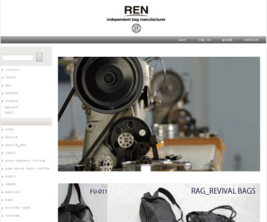 ren-webshop.com: レザーバッグ 通販｜　REN WEB SHOP
レザーバッグ REN 通販、直営ウェブショップです。