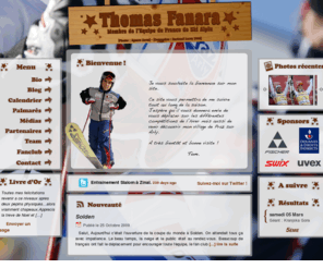 thomas-fanara.com: Thomas Fanra, Site officiel
Site officiel de Thomas Fanara - Equipe de France de ski alpin - Praz sur Arly