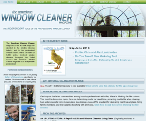 awcmag.com: American Window Cleaner Magazine
American Window Cleaner is the top trade magazine devoted to the window cleaning industry and to the professional window cleaner.