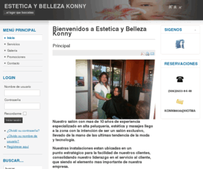 esteticaybellezakonny.com: Bienvenidos a Estetica y Belleza Konny
