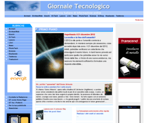 giornaletecnologico.it: Benvenuto in Joomla
Joomla! - il sistema di gestione di contenuti e portali dinamici