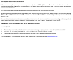 mkt1492.com: Anti-Spam and Privacy
