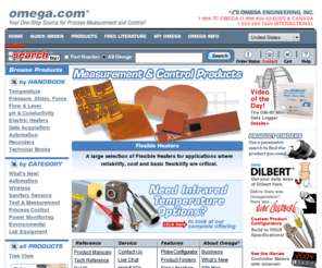 omegaontheweb.net: Sensors, Thermocouple, PLC, Operator Interface, Data Acquisition, RTD
Your source for process measurement and control. Everything from thermocouples to chart recorders and beyond. Temperature, flow and level, data acquisition, recorders and more.