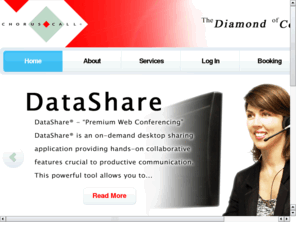 audio-webcast.com: Audio and Webcasting in Australia - powered by Chorus Call Australia
Chorus Call Australia is a world class conferencing service provider offering audio, video, data, and web-based conferencing services world wide.