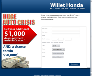 lowpriceevent.com: Gwatney Automotive | Huge Auto Crisis
Gwatney Automotive is having a huge sale.  Click here for exclusive savings and a chance to win 50,000 dollars!