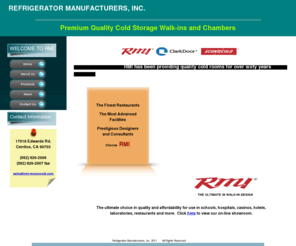 rmi-econocold.com: REFRIGERATOR MANUFACTURERS, INC. - Home Page
Refrigerator Manufacturers, Inc home page